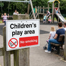 Children's No Smoking Signs – 1mm Rigid Plastic – Indoor/Outdoor Use