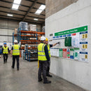 Visual Management Board – 2130mm x 970mm – Durable Correx – Industrial Use