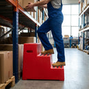 3 Step Safety Steps – Red – Polyethylene – Industrial Use