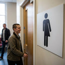 All Gender Toilet Symbol – Rigid Plastic – Indoor & Outdoor Use