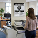 Photocopier Do's & Don'ts Signs – 1mm Rigid Plastic & Vinyl – Indoor/Outdoor Use