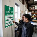 Safety Signs for First Aiders – Space for 4 – Indoor Use