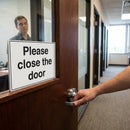 Please Close the Door Sign – 1mm Rigid Plastic – Indoor/Outdoor