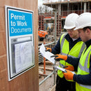 Document Display with Holder – 450mm x 600mm – 10mm Foam PVC – Indoor Use