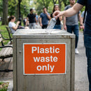 Plastic Waste Only Sign – 1mm Rigid – Durable & Weather Resistant – Indoor/Outdoor