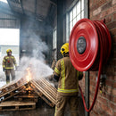 Manual-Swing Fire Hose Reels – 620mm x 230mm – Polyester Coated – Industrial Use
