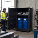 Industrial Drum Storage Unit – 1405mm x 925mm x 2195mm – Heavy Duty Steel – COSHH Compliant