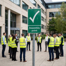 Assembly Point Sign – Durable Material – Safety & Instructions