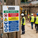 Custom Site Entrance Sign – 6mm Correx – Industrial Use