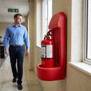 Fire Extinguisher Stand – Extra-Deep – Heavy Duty Polyethylene – Industrial