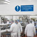 PPE Garments Must Be Worn Signs – 1mm Rigid Plastic & Vinyl – Indoor/Outdoor Use