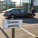 Director Parking Signs – 450mm x 150mm – Rigid Plastic – Indoor/Outdoor