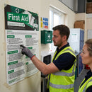 First Aid Workplace Poster – 420mm x 594mm – Synthetic Paper – Indoor/Outdoor