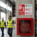 Hose Reel Identification Sign – Durable – Indoor/Outdoor Use