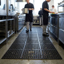 Fatigue Step Nitrile Matting – Black – Slip Resistant & Durable – Industrial Use