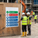 Custom Site Safety Sign – 6mm Correx – Add Your Logo – Industrial Use