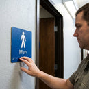 Braille Men Sign – 150mm x 150mm – 1.5mm PVC – Indoor Use