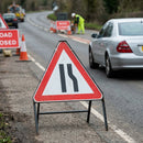 Fold-Up Road Sign – With Tripod – Reflective PVC – Work-Zone