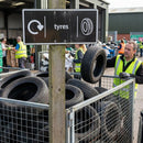 Recycling Signs – Tyres – 1mm Rigid Plastic – Indoor/Outdoor Use