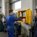 Hazardous Substance Storage Cabinets – 609x609x457mm – Mild Steel – Industrial Use