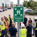 Assembly Point Sign – Muster Symbol – Industrial Safety – Indoor/Outdoor