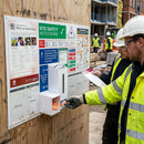 Construction Safety Notice Board – 1740mm x 1000mm – Durable Plastic – Industrial Use