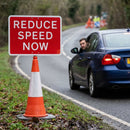 Reflective Cone Sign – 600mm x 450mm – Polypropylene – Traffic Control