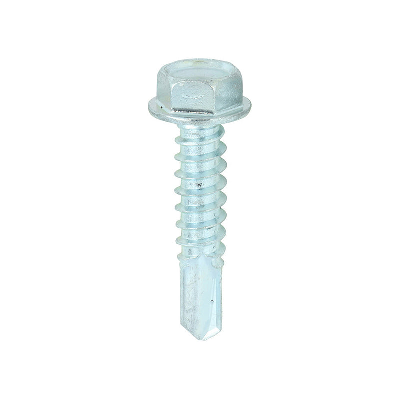 TIMCO Self-Drilling Light Section Silver Screws - 12 x 1
