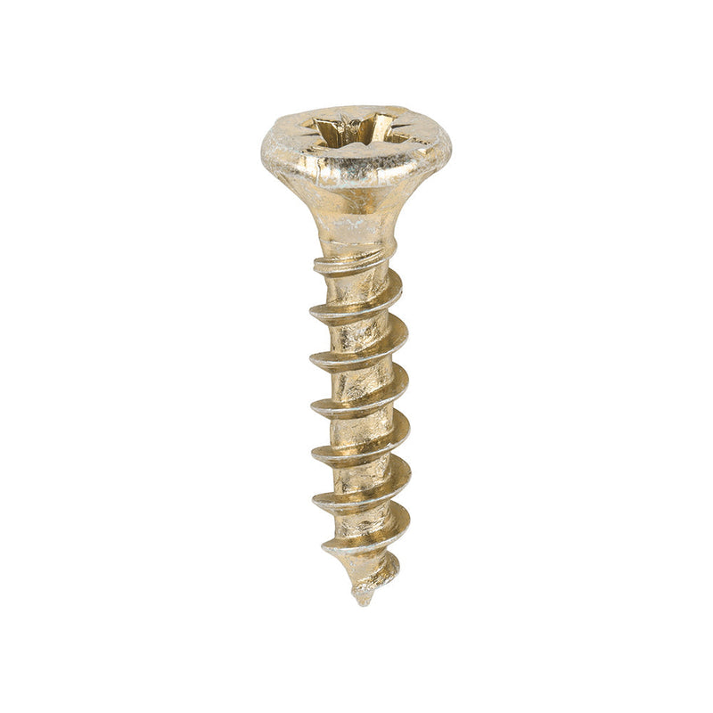 TIMCO Velocity Premium Multi-Use Countersunk Gold Woodscrews - 4.0 x 20