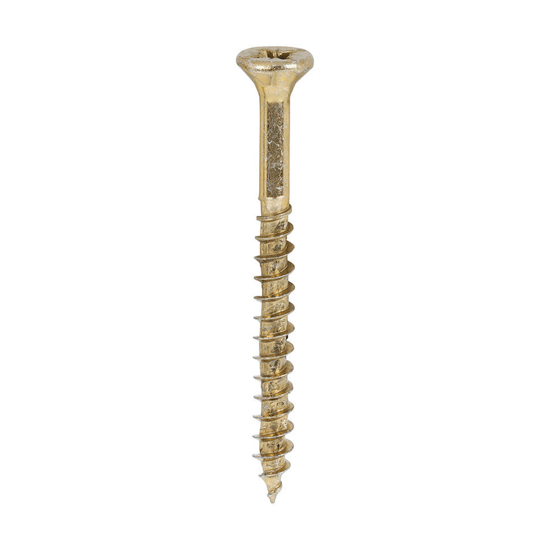 TIMCO Velocity Premium Multi-Use Countersunk Gold Woodscrews - 4.0 x 45