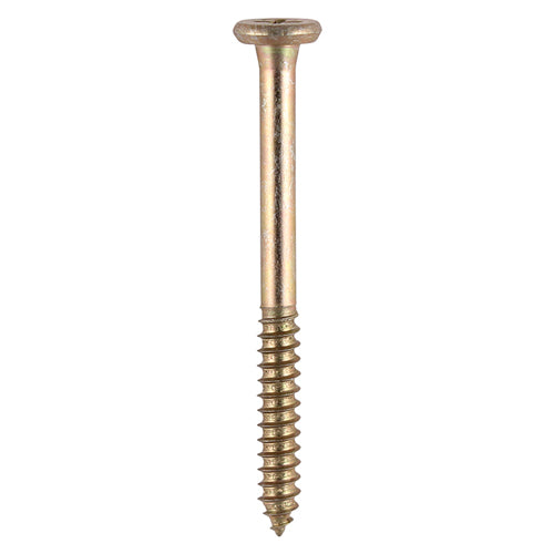 TIMCO Element Screws Shallow Pan Countersunk PH Self-Tapping Thread AB Point Yellow - 4.8 x 80