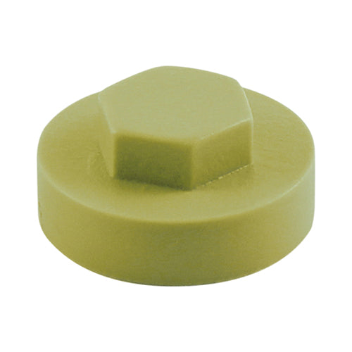 TIMCO Hex Head Cover Caps Moorland Green - 19mm