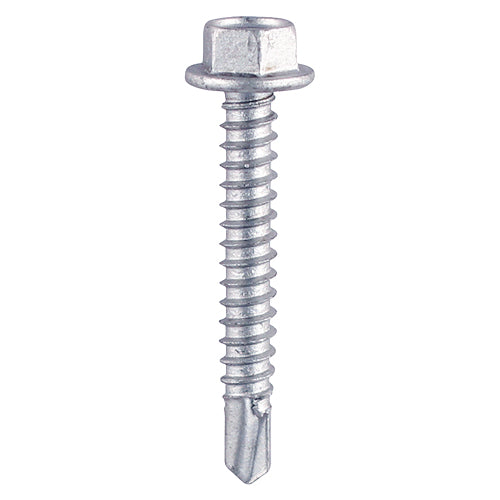 TIMCO Self-Drilling Light Section Silver Screws - 8 x 3/4