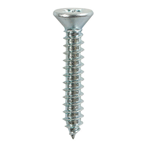 TIMCO Self-Tapping Countersunk Silver Screws - 8 x 1