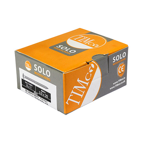 TIMCO Solo Countersunk Silver Woodscrews - 4.5 x 60