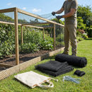 Fruit cage netting for garden protection in multiple sizes
