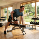 Urethane dumbbells with steel core, ideal for gyms