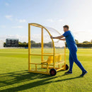 Sports team shelter with aluminium frame and multiple colour options