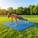 Rubber gym flooring mats, 50cm x 50cm, recycled rubber