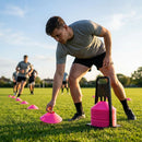 Rugby Training Marker Cones in multiple colours with cone stand