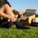 Elastic Adhesive Bandage Tape – Black/White – Cotton Spandex – Sports & Physio Use