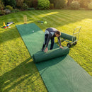 Portable Cricket Pitch Mat in Green for Indoor/Outdoor Use