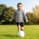 Junior grey quarter-zip sports top, perfect for active juniors