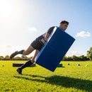Rugby tackle mats in Yellow/Black with durable PVC for training