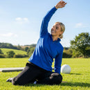 Women's quarter zip tracksuit in lightweight polyester, ideal for athletic wear