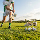 White and Fluro Hurling Training Balls with 2 Ply PU Construction