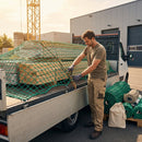 Heavy duty truck net made from 3mm twine for secure cargo transport