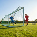 Football goal nets 24 x 8 ft, durable HDPE for clubs and schools