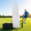 Inflatable football mannequins available in multiple sizes for training use