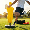 Fluorescent yellow Aussie Rules training mannequin